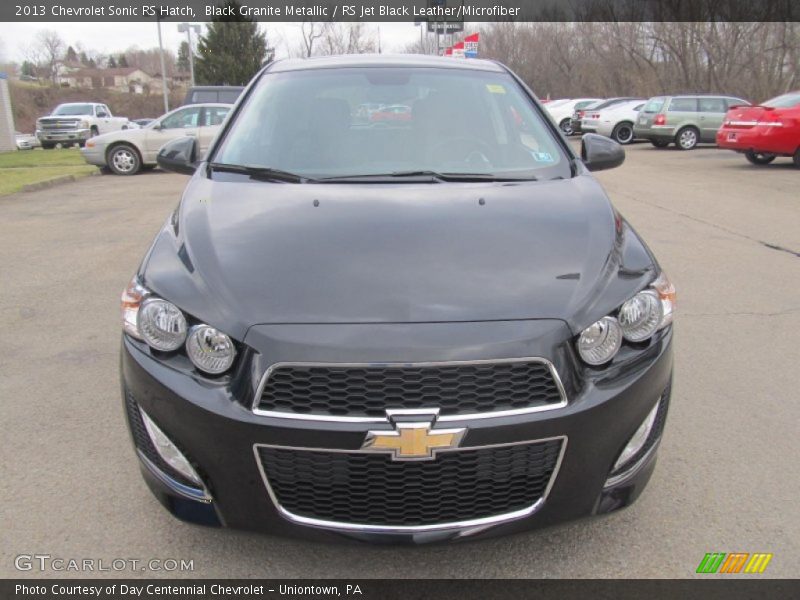 Black Granite Metallic / RS Jet Black Leather/Microfiber 2013 Chevrolet Sonic RS Hatch