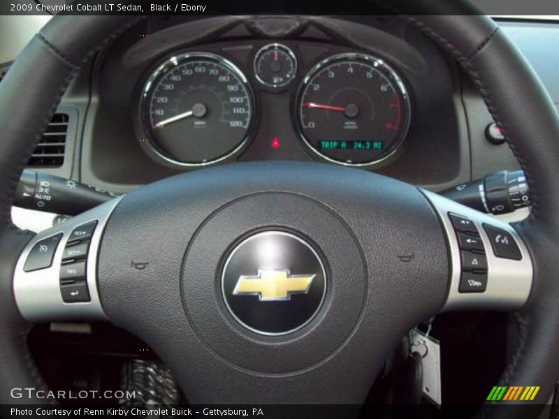 Black / Ebony 2009 Chevrolet Cobalt LT Sedan