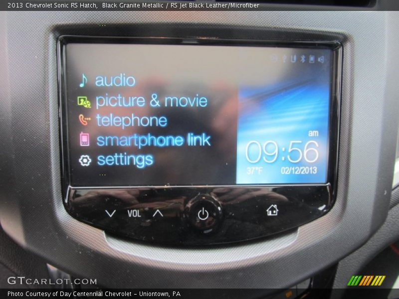 Black Granite Metallic / RS Jet Black Leather/Microfiber 2013 Chevrolet Sonic RS Hatch