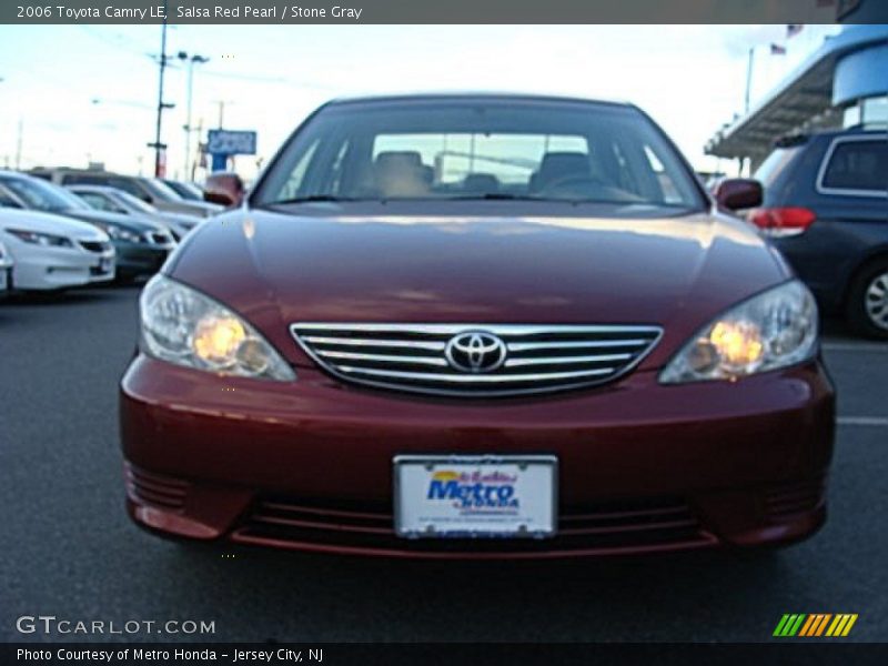 Salsa Red Pearl / Stone Gray 2006 Toyota Camry LE