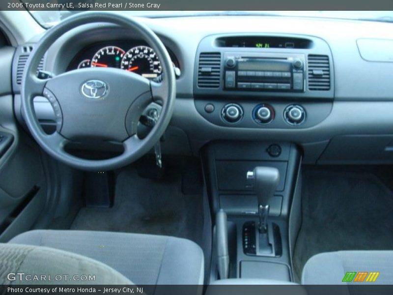 Salsa Red Pearl / Stone Gray 2006 Toyota Camry LE