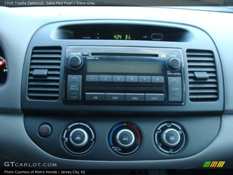 Salsa Red Pearl / Stone Gray 2006 Toyota Camry LE