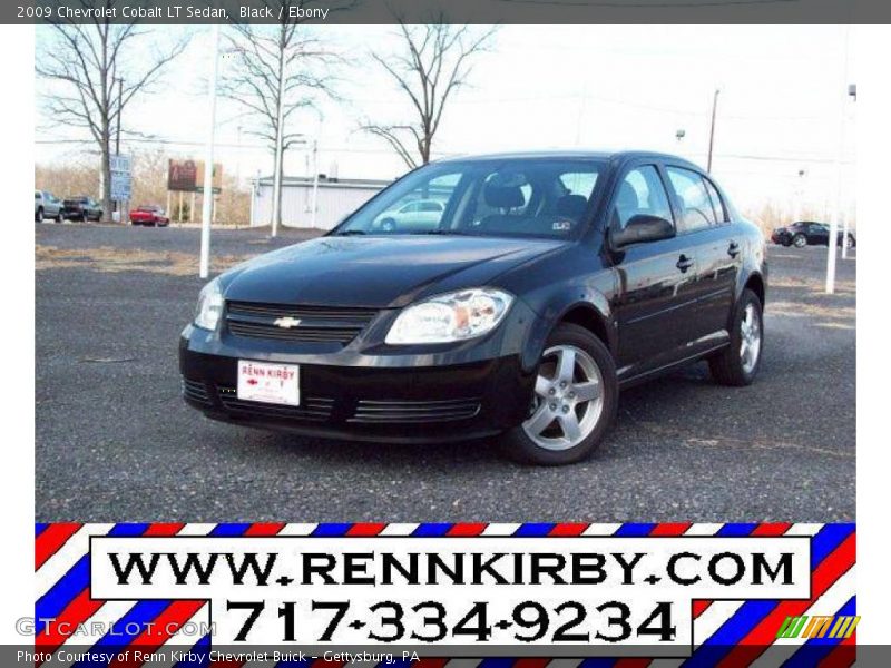 Black / Ebony 2009 Chevrolet Cobalt LT Sedan