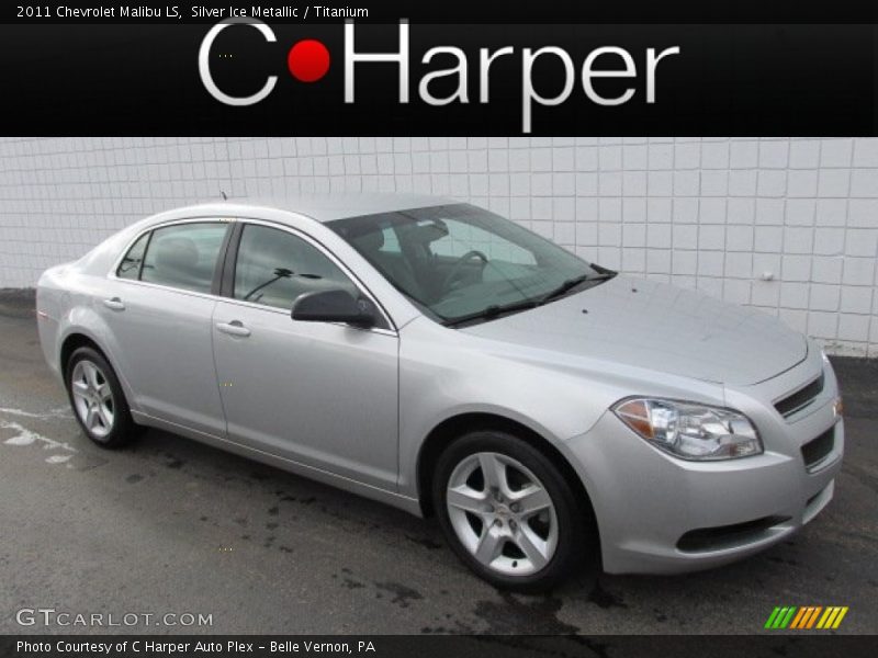 Silver Ice Metallic / Titanium 2011 Chevrolet Malibu LS