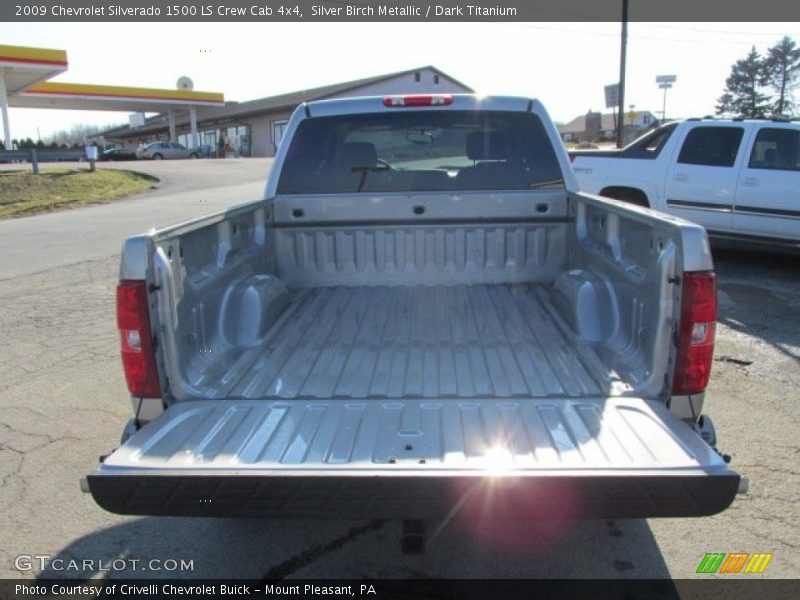 Silver Birch Metallic / Dark Titanium 2009 Chevrolet Silverado 1500 LS Crew Cab 4x4