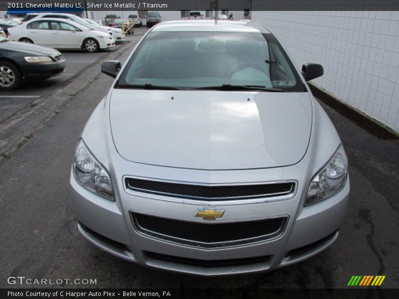 Silver Ice Metallic / Titanium 2011 Chevrolet Malibu LS