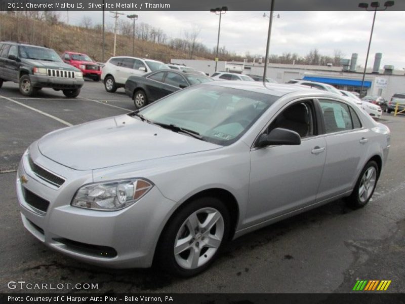 Silver Ice Metallic / Titanium 2011 Chevrolet Malibu LS