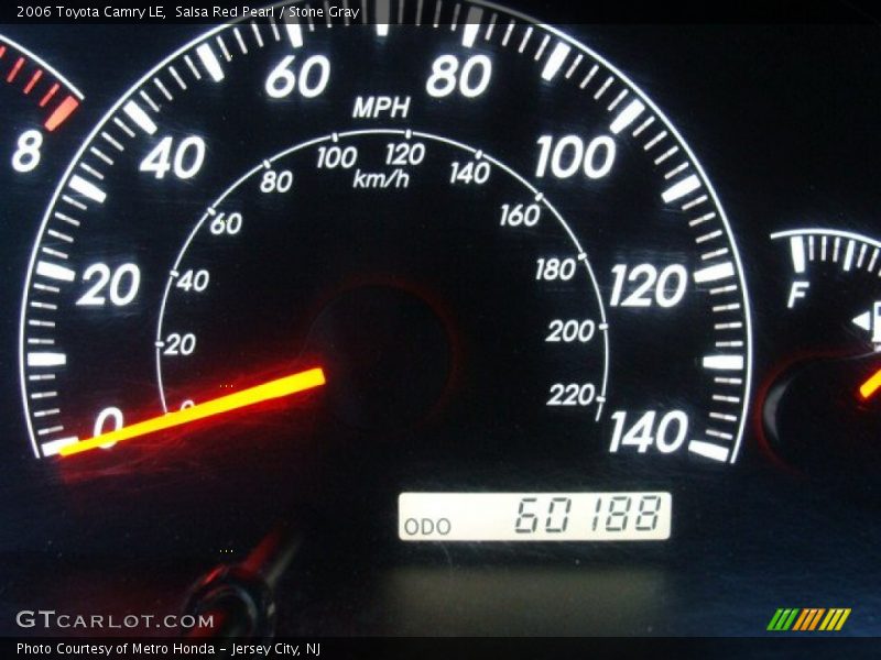 Salsa Red Pearl / Stone Gray 2006 Toyota Camry LE