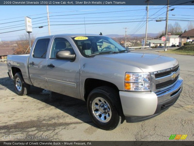 Front 3/4 View of 2009 Silverado 1500 LS Crew Cab 4x4