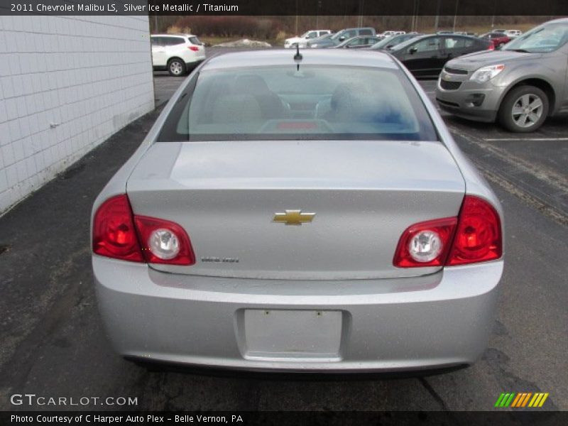 Silver Ice Metallic / Titanium 2011 Chevrolet Malibu LS