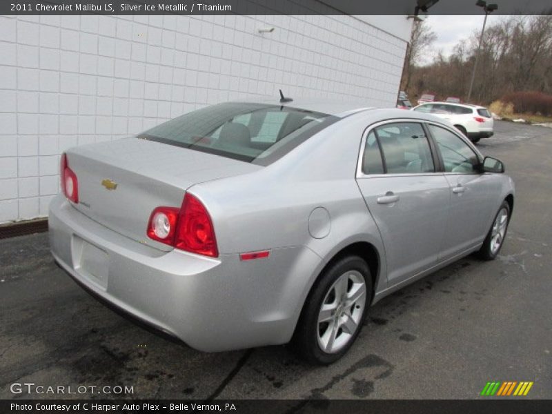 Silver Ice Metallic / Titanium 2011 Chevrolet Malibu LS
