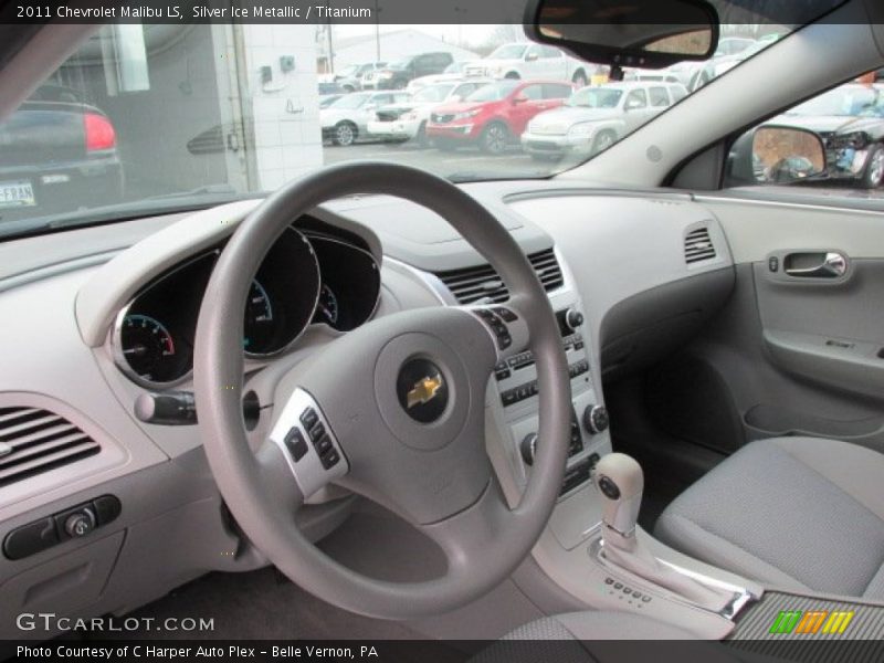 Silver Ice Metallic / Titanium 2011 Chevrolet Malibu LS