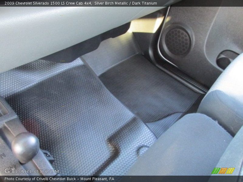 Silver Birch Metallic / Dark Titanium 2009 Chevrolet Silverado 1500 LS Crew Cab 4x4