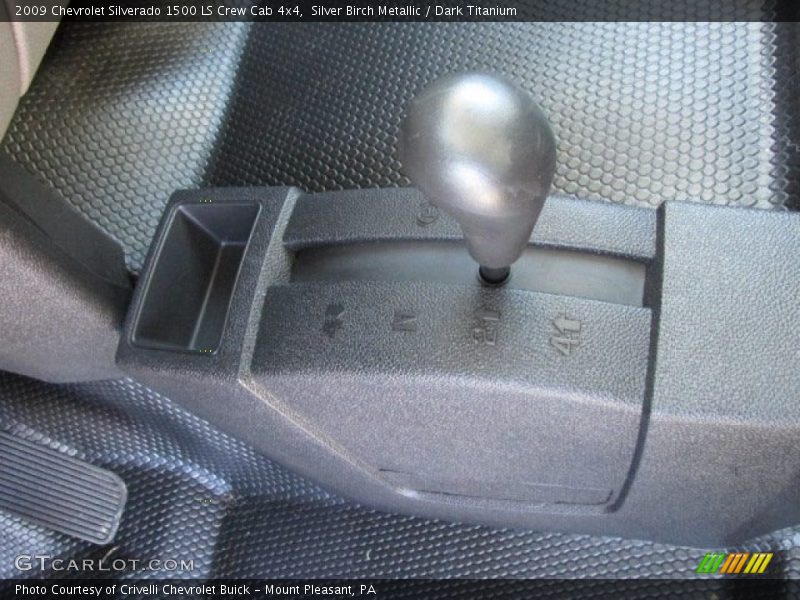 Silver Birch Metallic / Dark Titanium 2009 Chevrolet Silverado 1500 LS Crew Cab 4x4