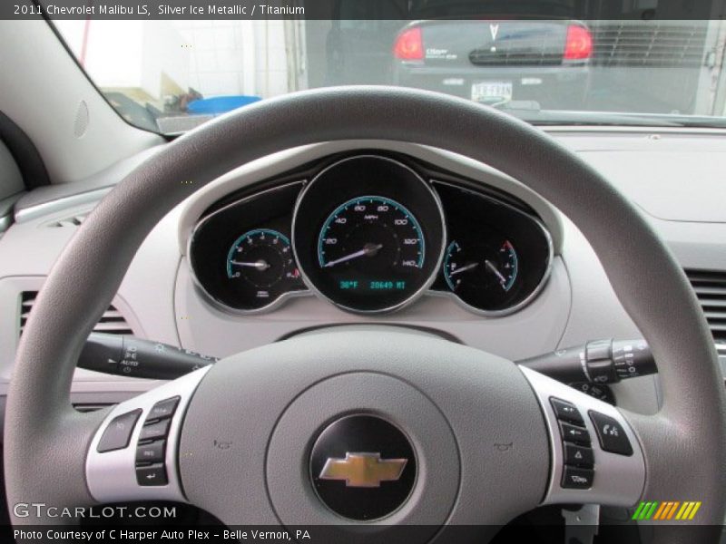Silver Ice Metallic / Titanium 2011 Chevrolet Malibu LS
