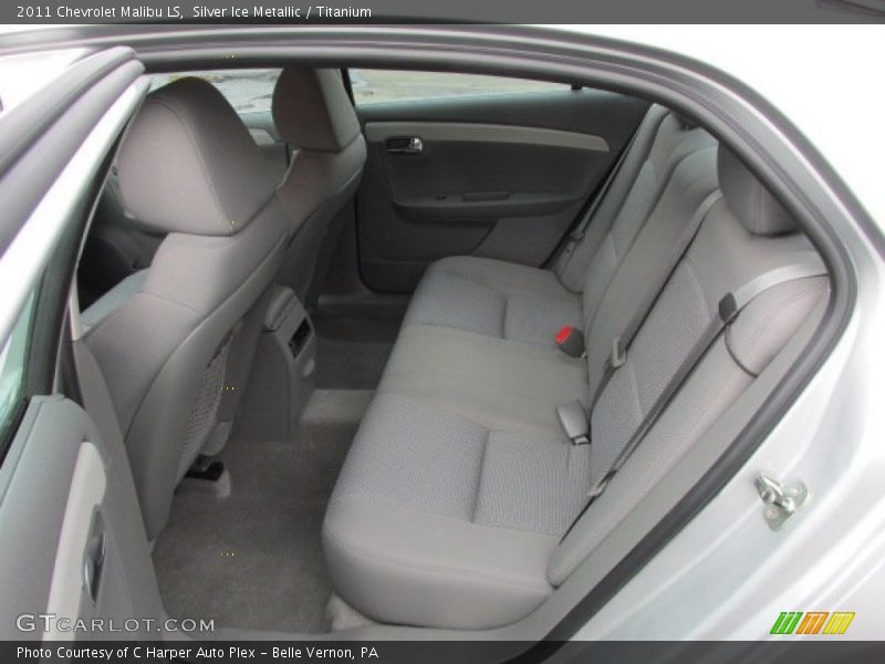 Silver Ice Metallic / Titanium 2011 Chevrolet Malibu LS