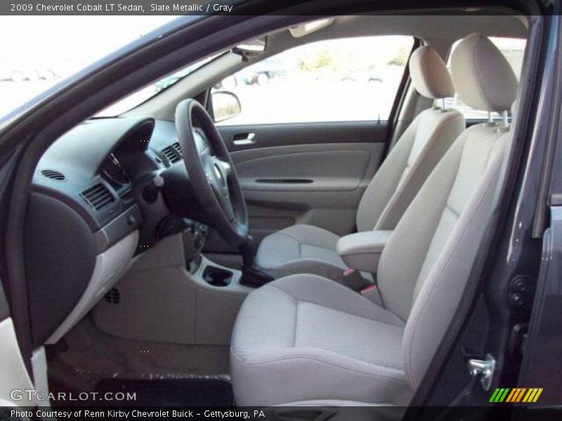 Slate Metallic / Gray 2009 Chevrolet Cobalt LT Sedan