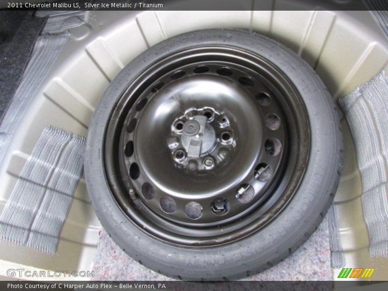 Silver Ice Metallic / Titanium 2011 Chevrolet Malibu LS