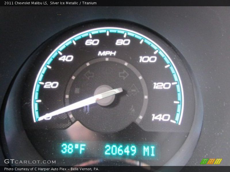 Silver Ice Metallic / Titanium 2011 Chevrolet Malibu LS
