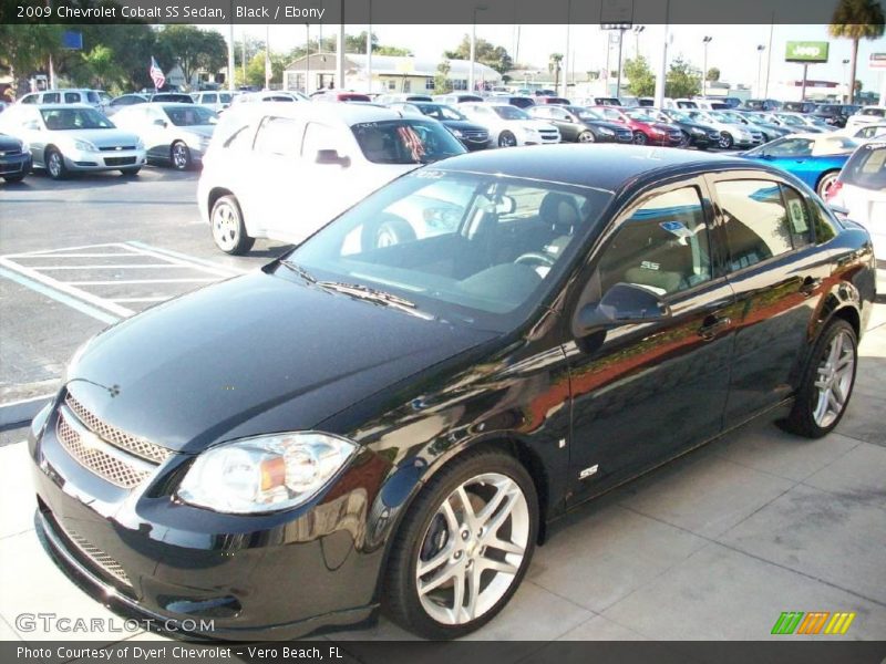 Black / Ebony 2009 Chevrolet Cobalt SS Sedan