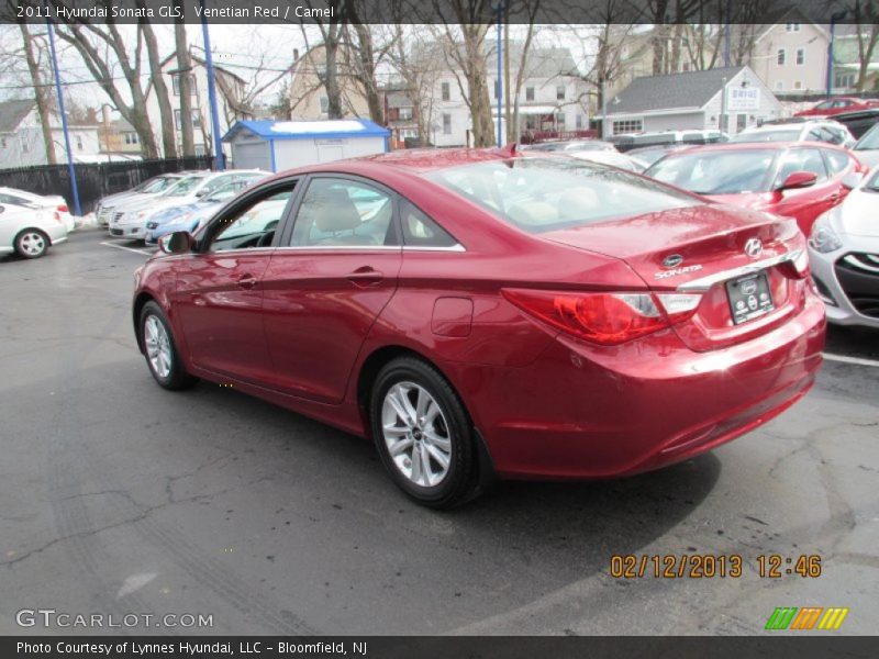Venetian Red / Camel 2011 Hyundai Sonata GLS