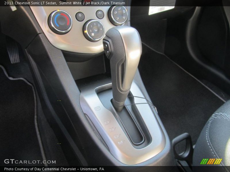 Summit White / Jet Black/Dark Titanium 2013 Chevrolet Sonic LT Sedan