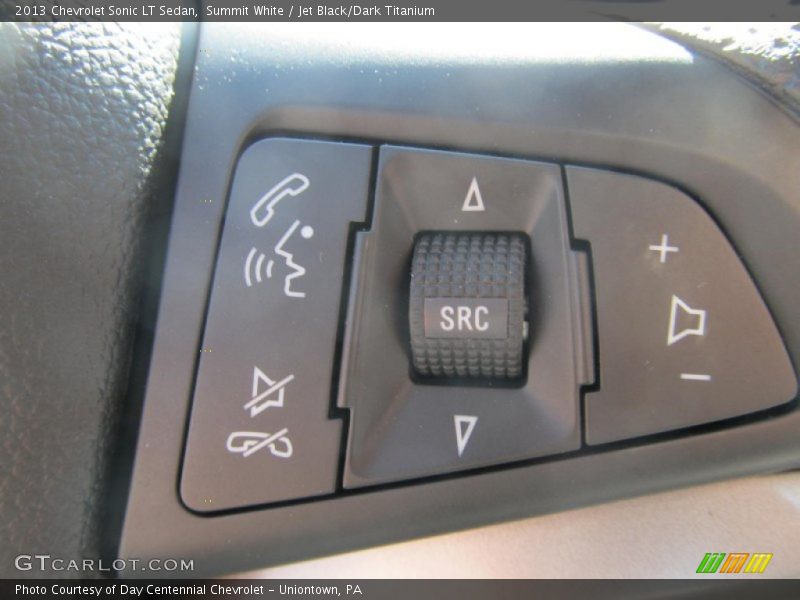 Summit White / Jet Black/Dark Titanium 2013 Chevrolet Sonic LT Sedan