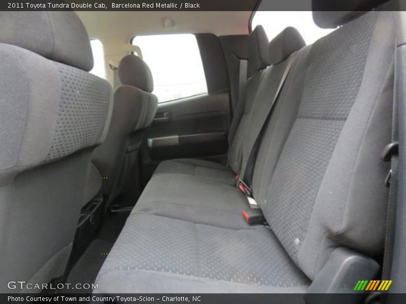 Barcelona Red Metallic / Black 2011 Toyota Tundra Double Cab