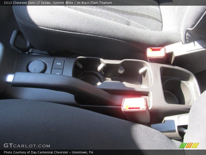Summit White / Jet Black/Dark Titanium 2013 Chevrolet Sonic LT Sedan