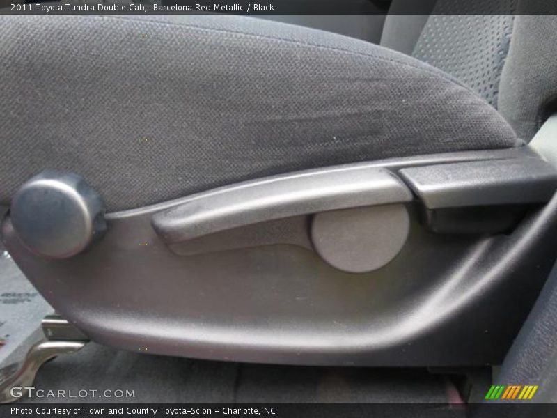 Barcelona Red Metallic / Black 2011 Toyota Tundra Double Cab