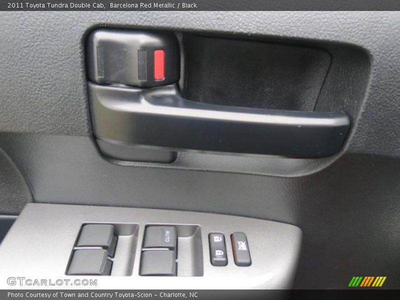 Barcelona Red Metallic / Black 2011 Toyota Tundra Double Cab