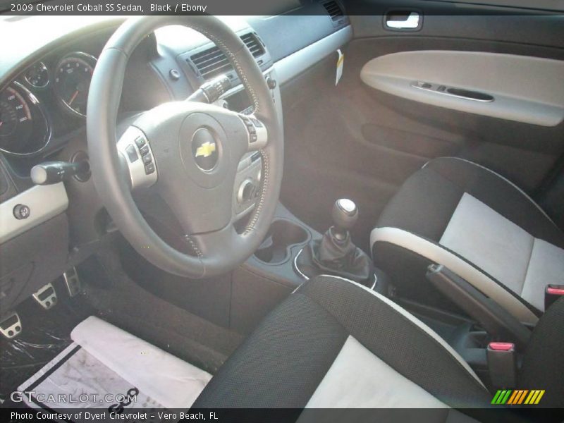 Black / Ebony 2009 Chevrolet Cobalt SS Sedan