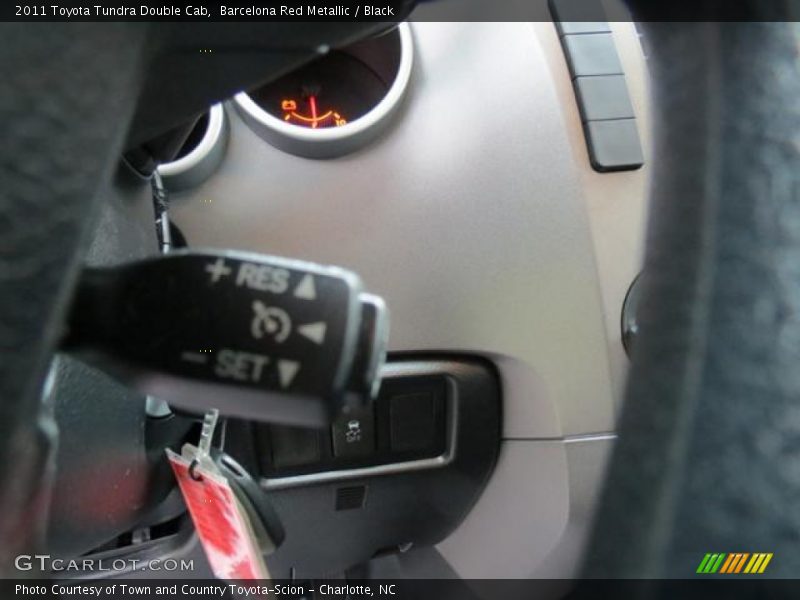 Barcelona Red Metallic / Black 2011 Toyota Tundra Double Cab