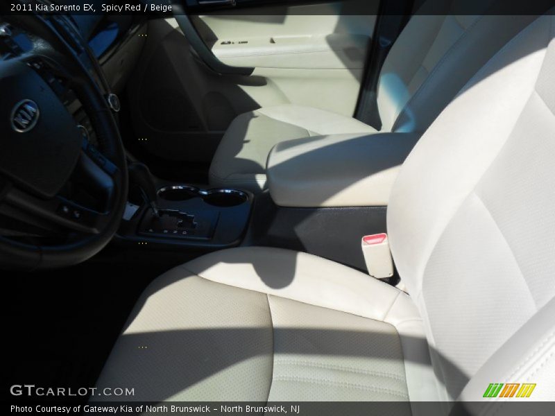Spicy Red / Beige 2011 Kia Sorento EX
