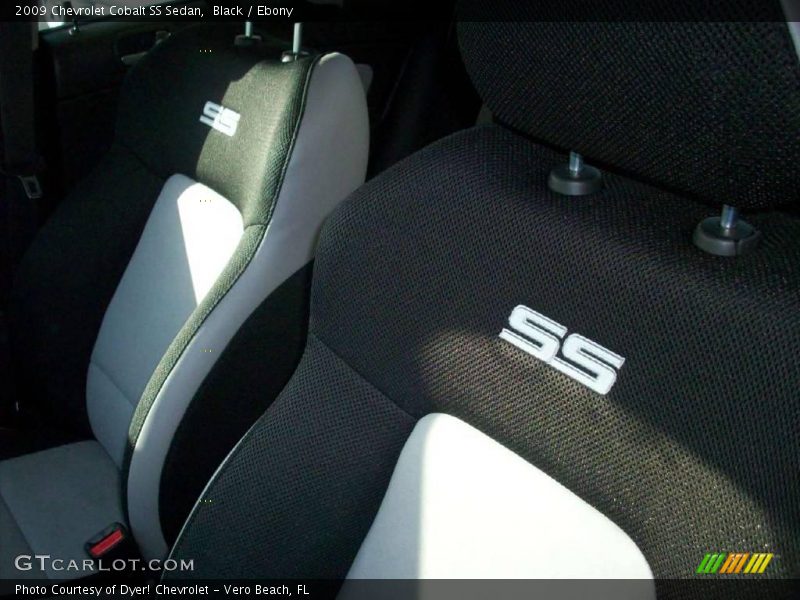 Black / Ebony 2009 Chevrolet Cobalt SS Sedan