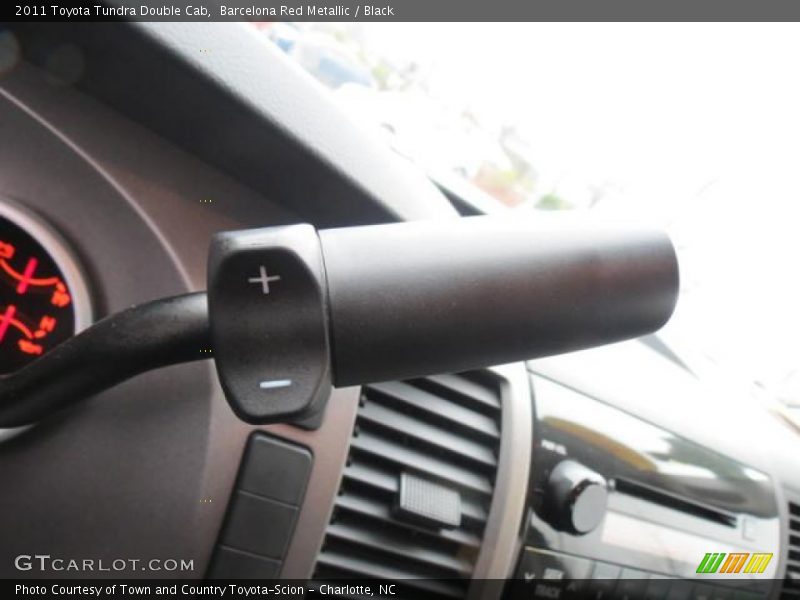 Barcelona Red Metallic / Black 2011 Toyota Tundra Double Cab