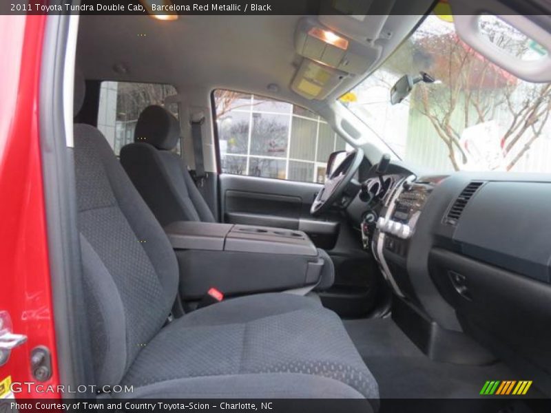 Barcelona Red Metallic / Black 2011 Toyota Tundra Double Cab
