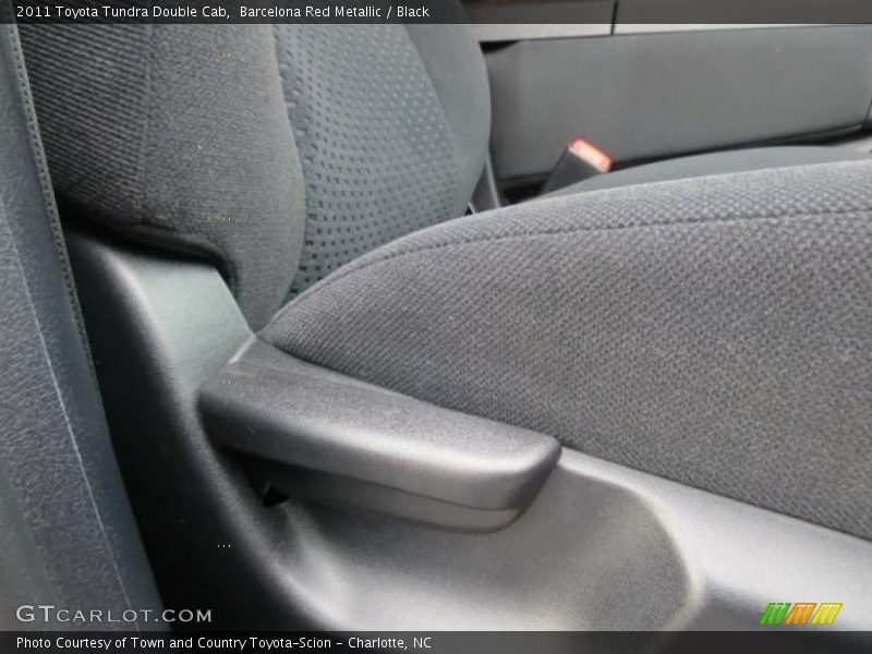 Barcelona Red Metallic / Black 2011 Toyota Tundra Double Cab