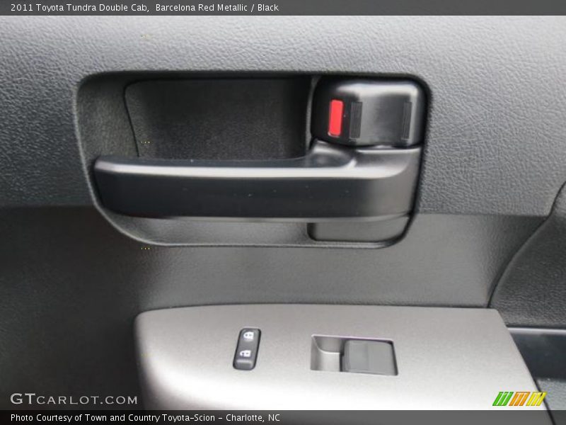 Barcelona Red Metallic / Black 2011 Toyota Tundra Double Cab