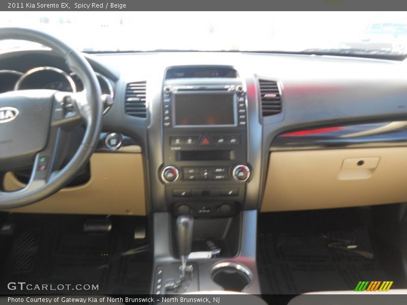 Spicy Red / Beige 2011 Kia Sorento EX