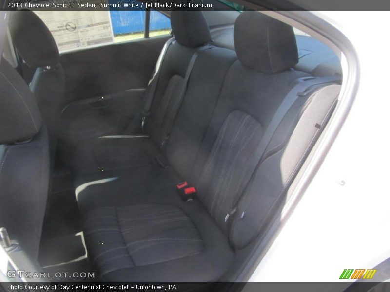Summit White / Jet Black/Dark Titanium 2013 Chevrolet Sonic LT Sedan