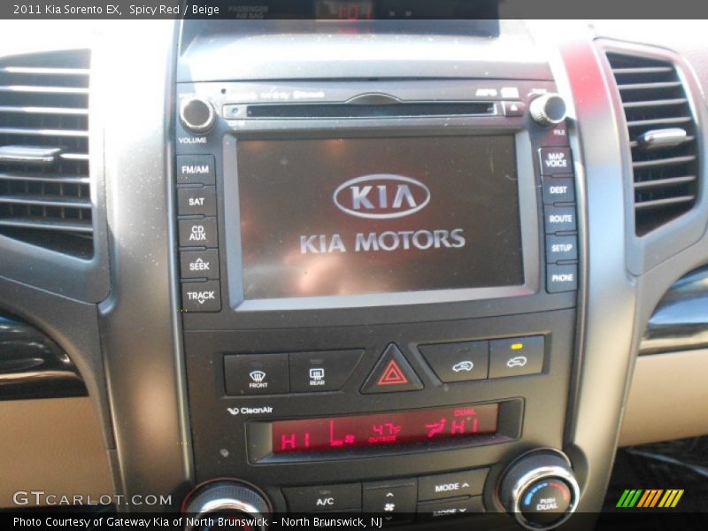 Spicy Red / Beige 2011 Kia Sorento EX