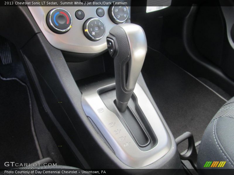 Summit White / Jet Black/Dark Titanium 2013 Chevrolet Sonic LT Sedan