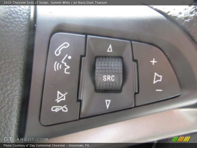 Summit White / Jet Black/Dark Titanium 2013 Chevrolet Sonic LT Sedan