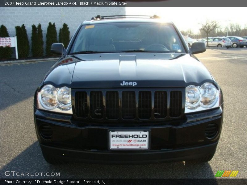 Black / Medium Slate Gray 2007 Jeep Grand Cherokee Laredo 4x4