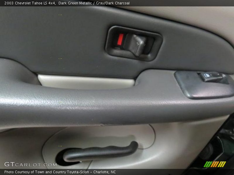 Dark Green Metallic / Gray/Dark Charcoal 2003 Chevrolet Tahoe LS 4x4