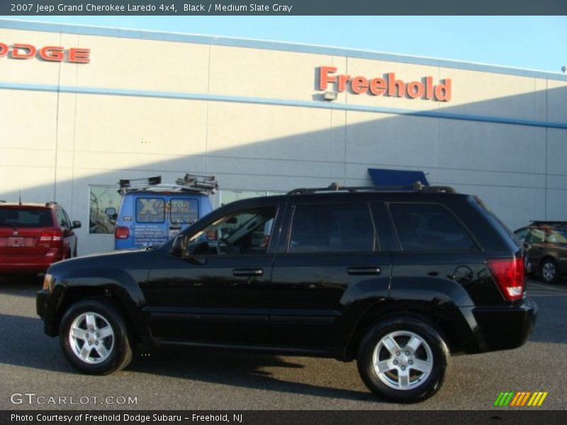 Black / Medium Slate Gray 2007 Jeep Grand Cherokee Laredo 4x4