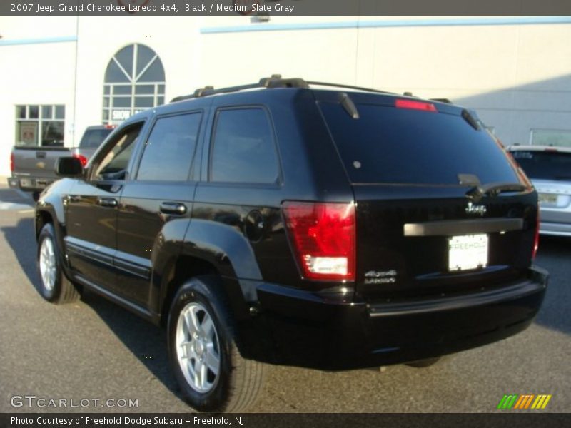 Black / Medium Slate Gray 2007 Jeep Grand Cherokee Laredo 4x4