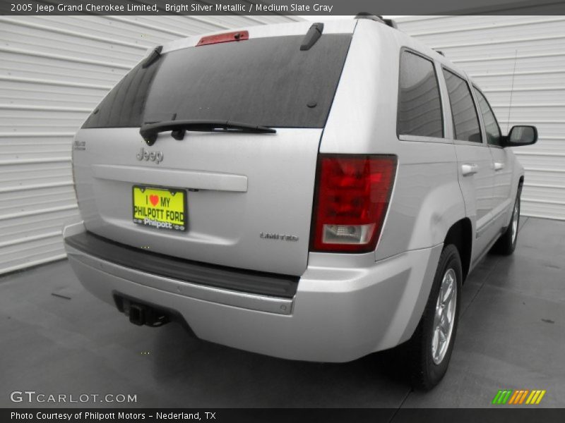 Bright Silver Metallic / Medium Slate Gray 2005 Jeep Grand Cherokee Limited