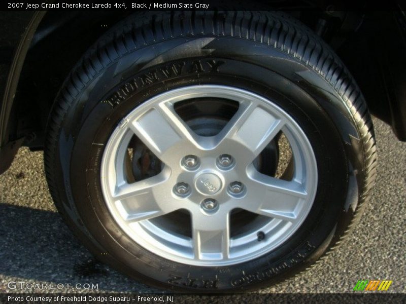 Black / Medium Slate Gray 2007 Jeep Grand Cherokee Laredo 4x4